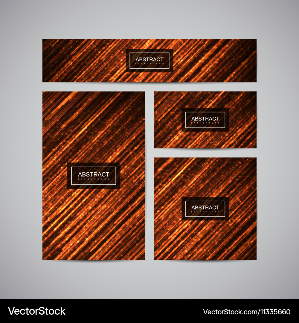 Background with glowing random lines Vector Image