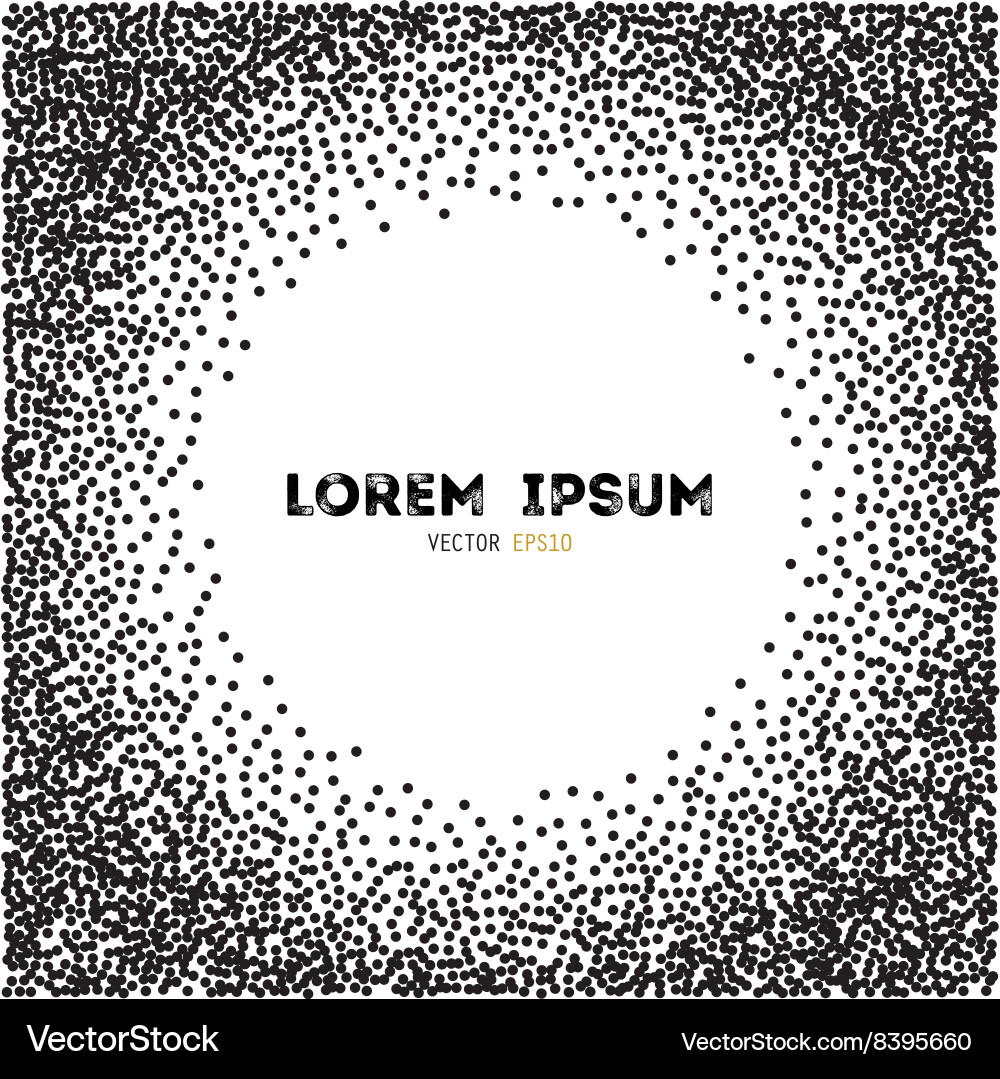 Background with halftone dots Vector Image
