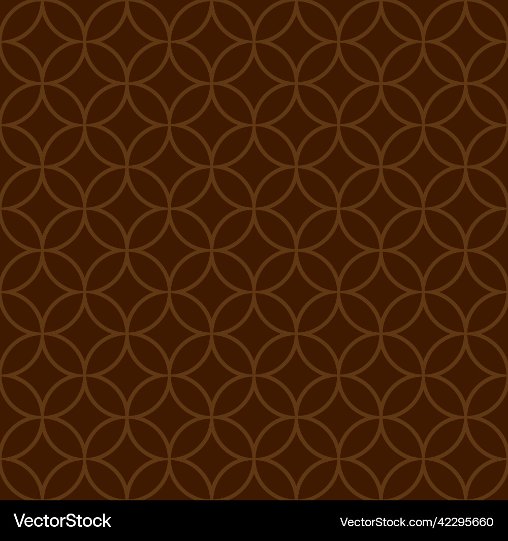 Brown shippo line art pattern Royalty Free Vector Image