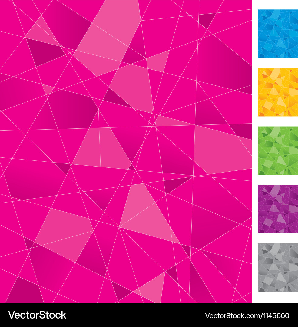 Geometric background with gradients lines Vector Image