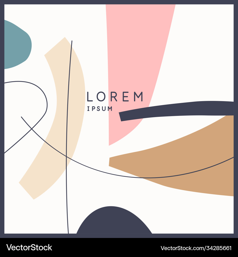 A composition with abstract elements in popular A composition with abstract elements in popular vector image