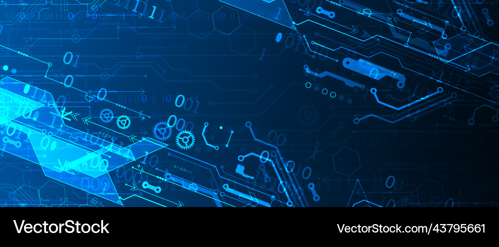 Abstract background on technological Abstract background on technological vector image