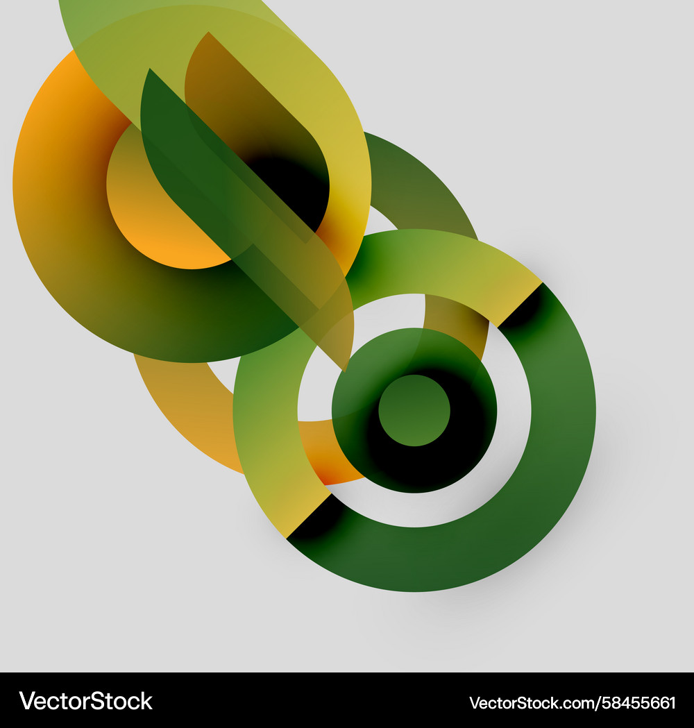 Abstract design featuring overlapping circular Abstract design featuring overlapping circular Vector Image