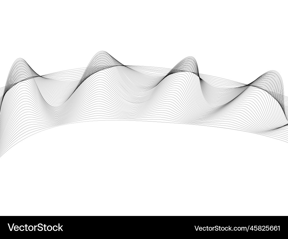 Abstract wave element for design digital Vector Image