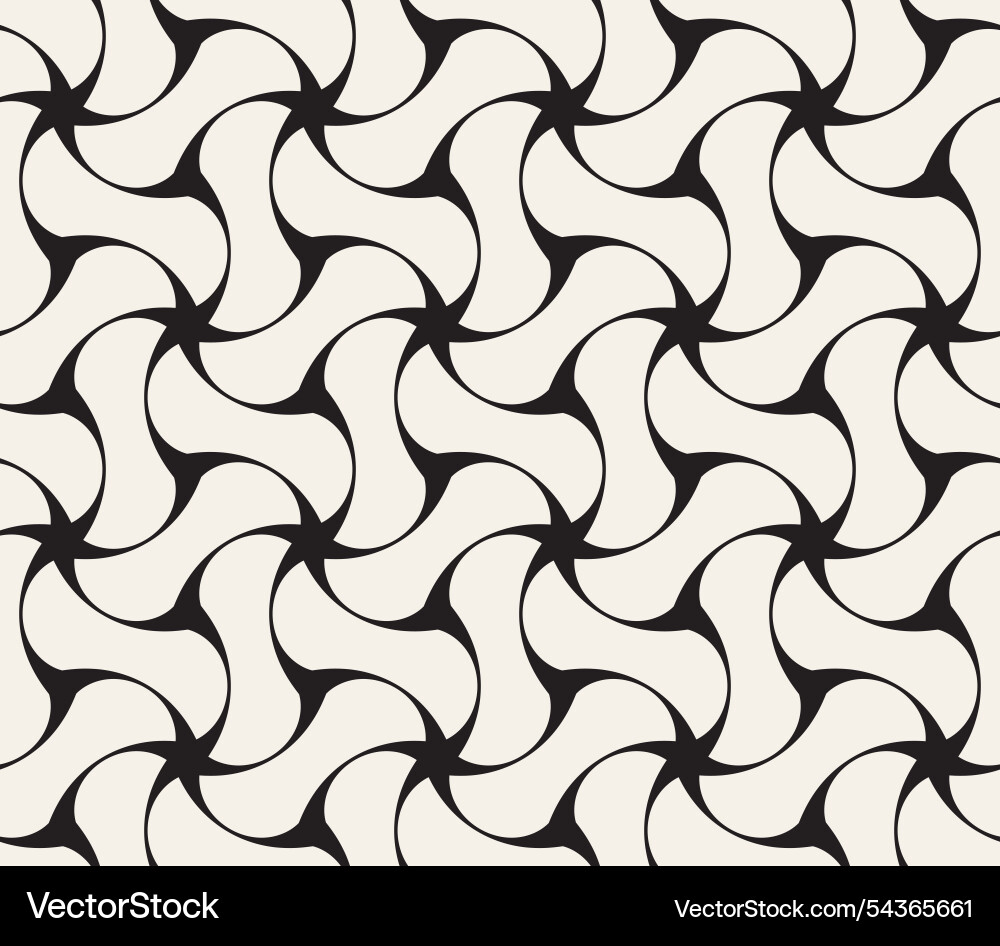 Seamless pattern repeating geometric elements vector image