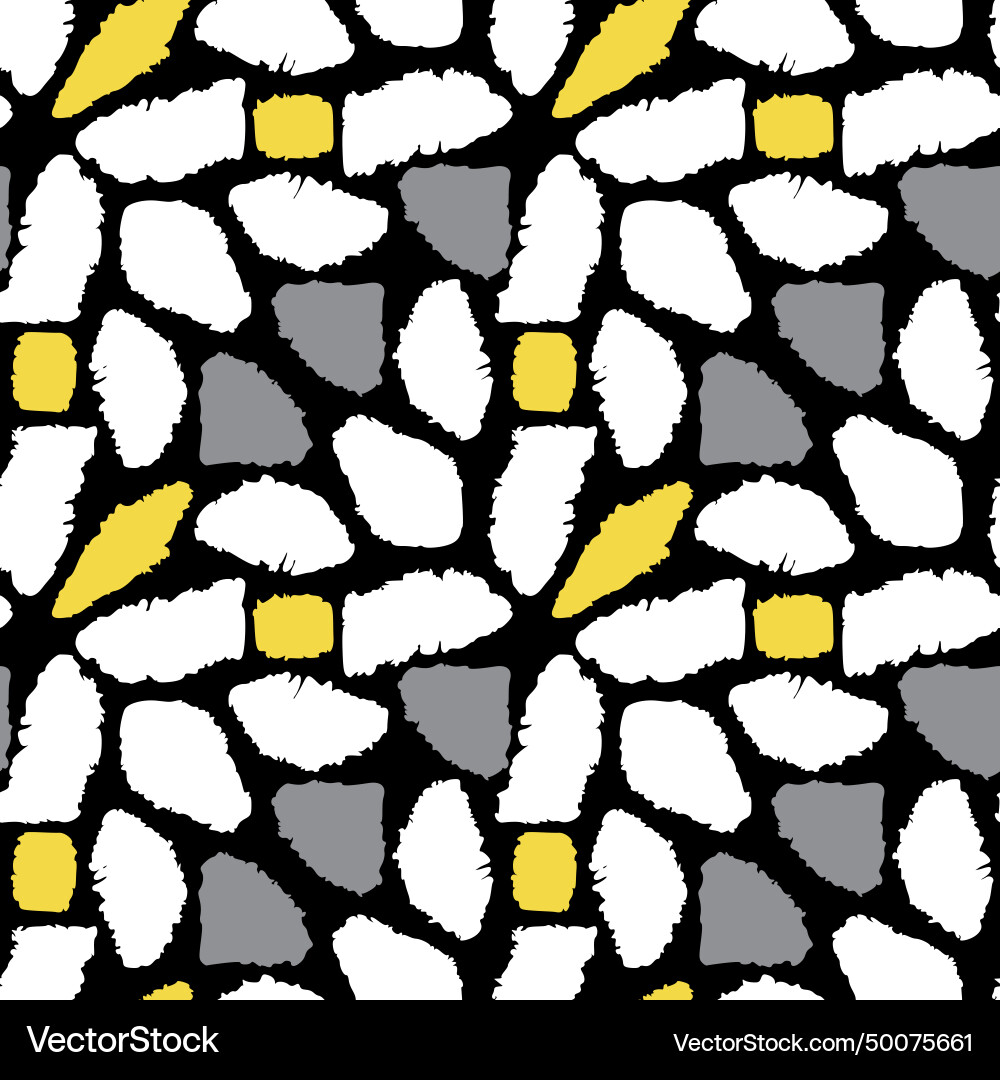 Seamless pattern with a simple abstract drawing Vector Image