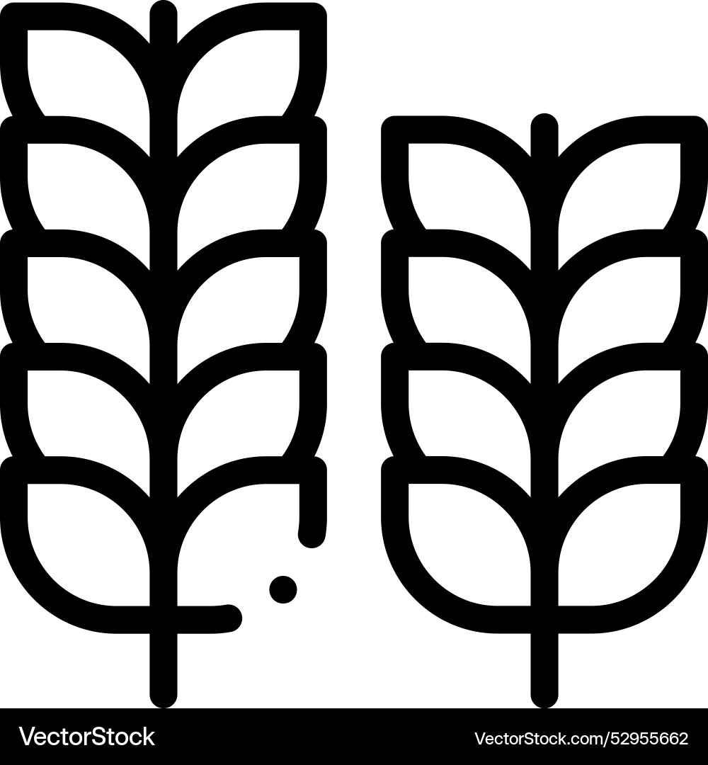 Demeter icon thin linear style design isolated Demeter icon thin linear style design isolated vector image