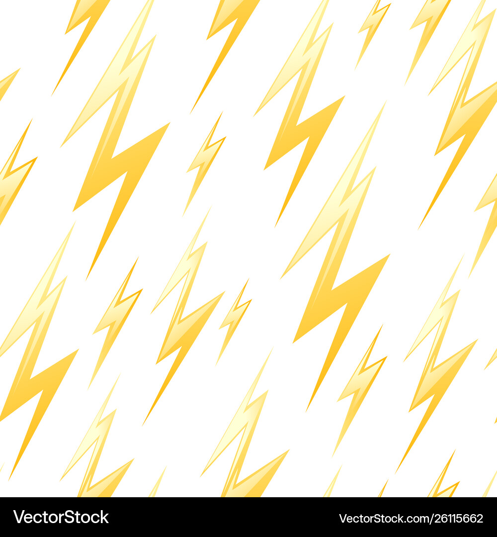 Seamless pattern with lightning Vector Image
