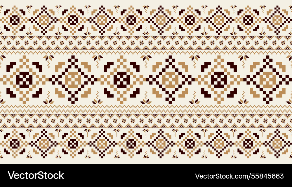 Ethnic pattern texture design background print Vector Image