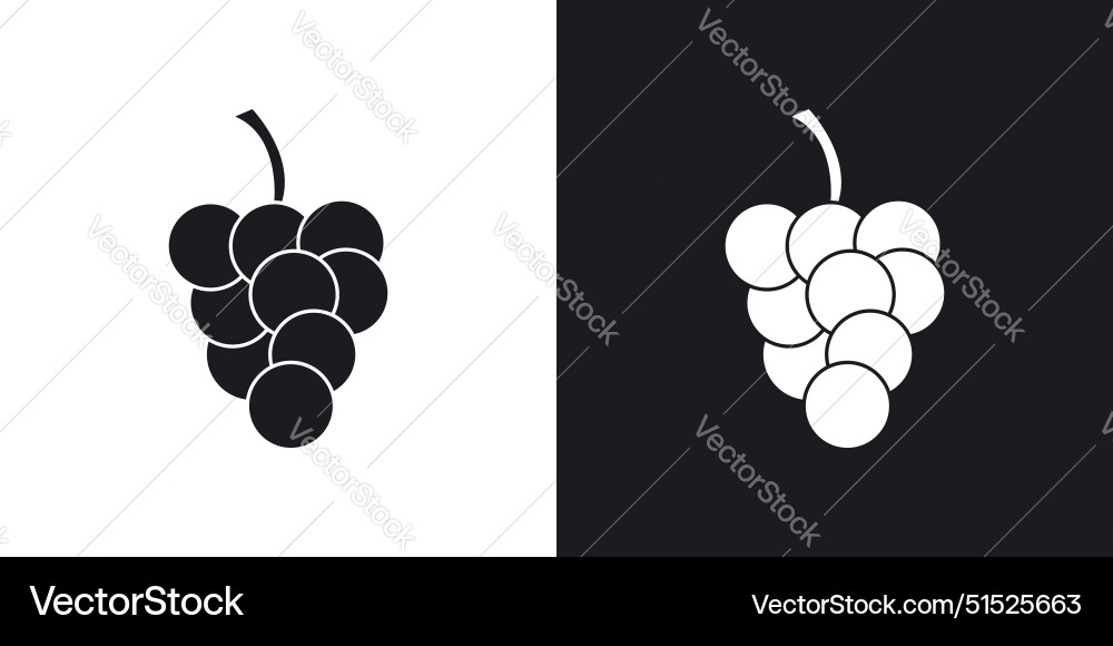 Grape icon Royalty Free Vector Image - VectorStock