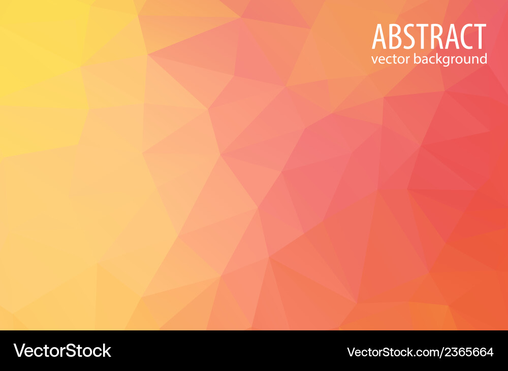 Abstract triangle background vector image