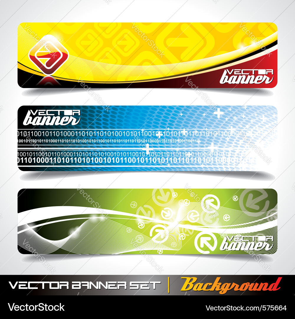 Dynamic Abstract Banner vector image