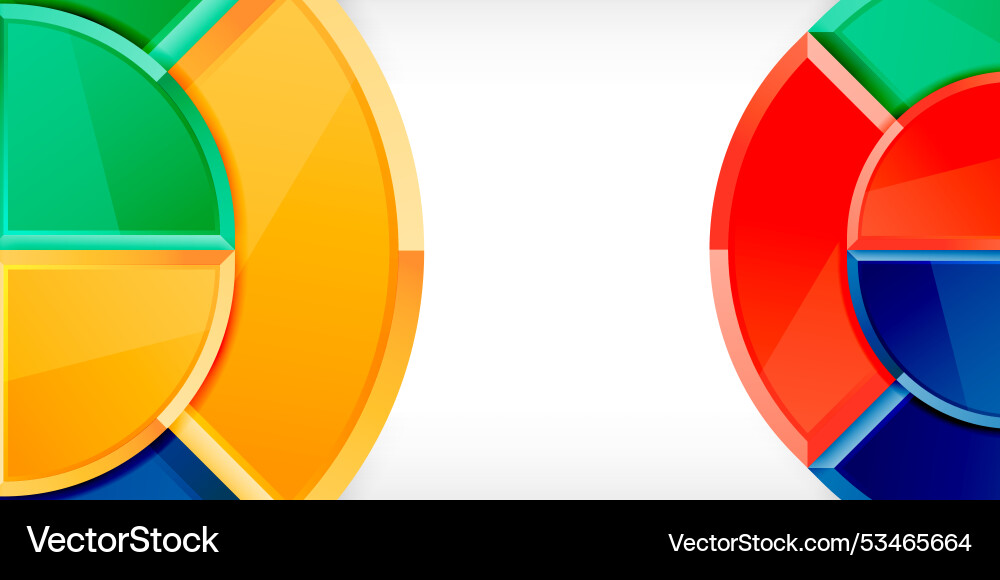 Triangle circles background Vector Image