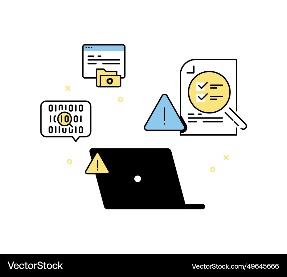 Softwareentwickler und Fehlersuche Softwareentwickler und Fehlersuche vektorbild
