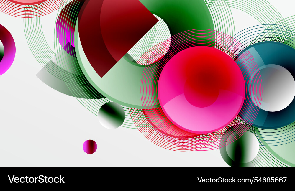 Abstract composition of overlapping circles Abstract composition of overlapping circles Vector Image