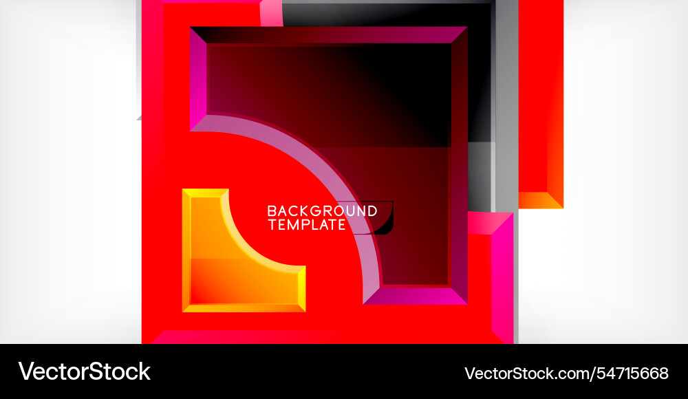 Arrow with round elements color geometric shapes Arrow with round elements color geometric shapes vector image