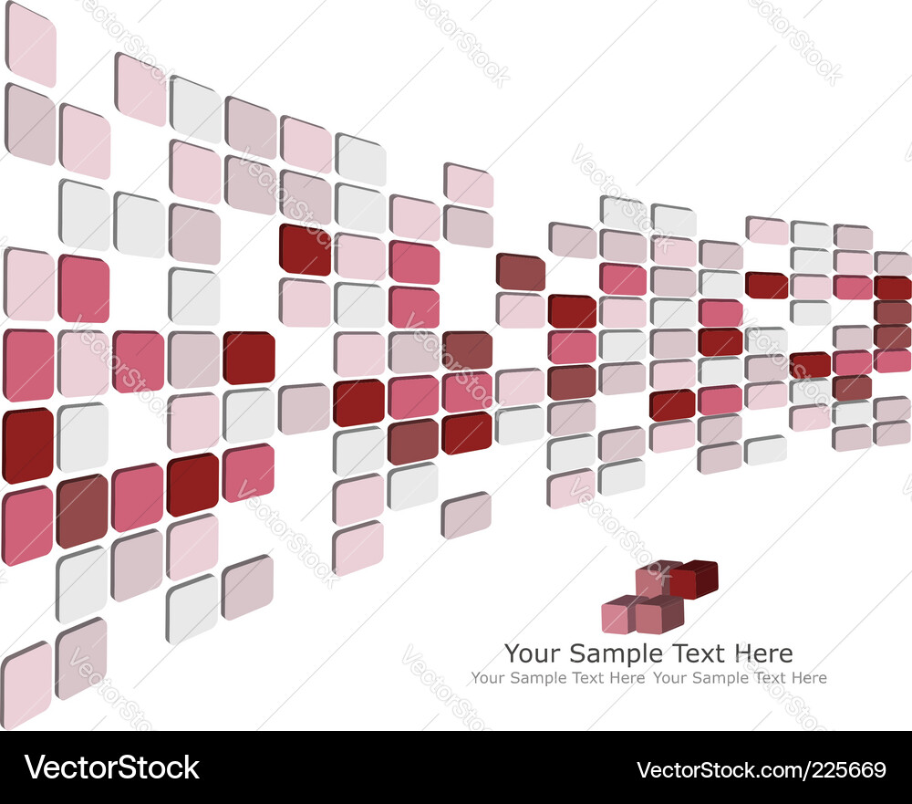 Checked background vector image