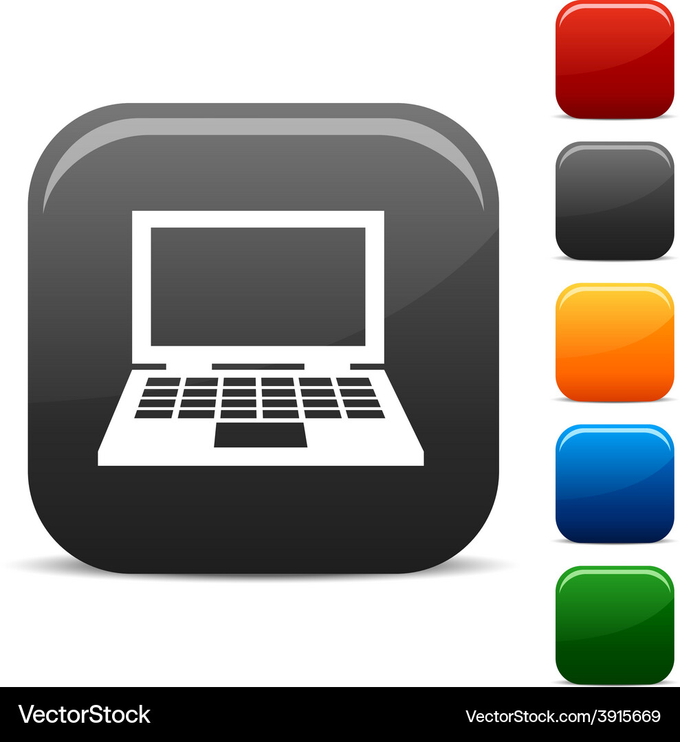Notebook icons Vector Image