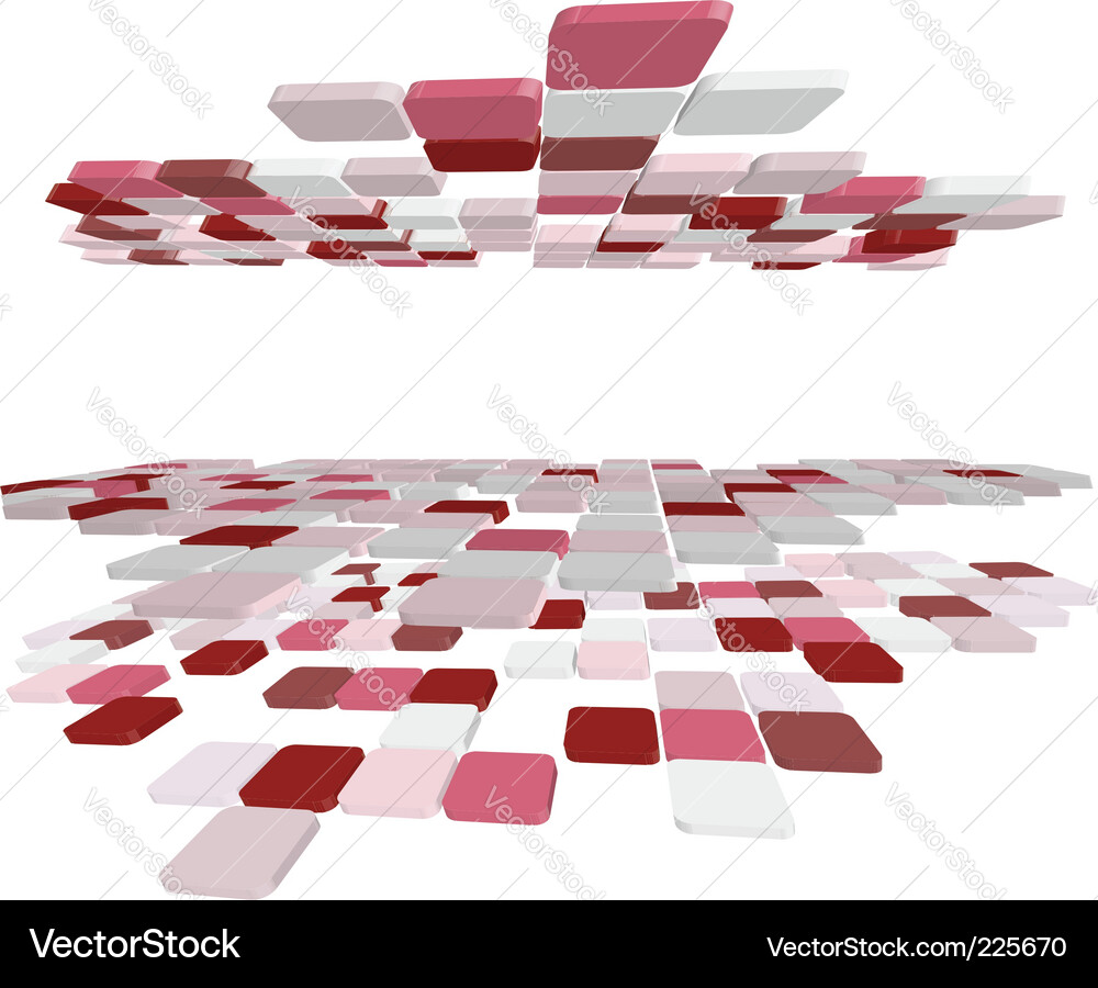 Checked background vector image