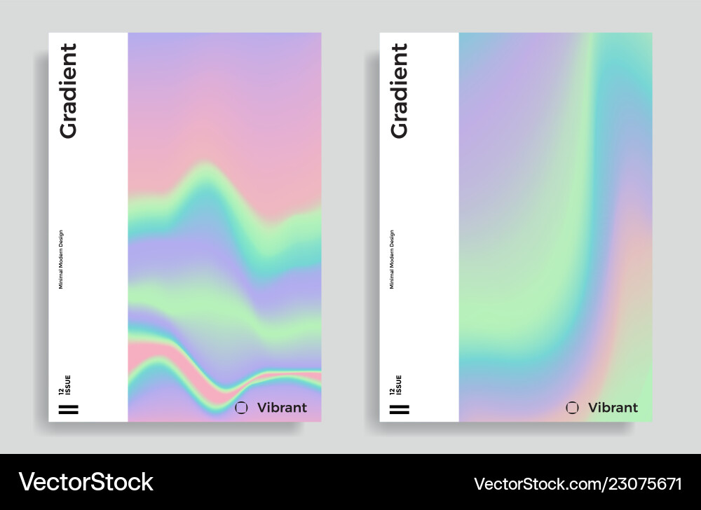 Vibrant Gradient holographischer Hintergrund Vibrant Gradient holographischer Hintergrund vektorbild