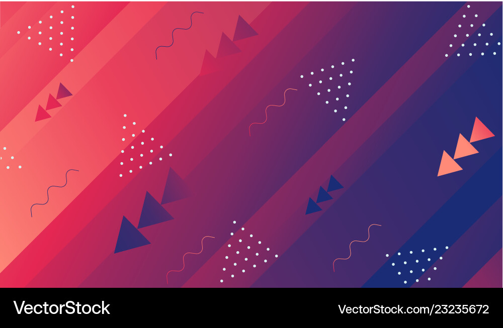 Dynamic Shape Gradient Composition vector image