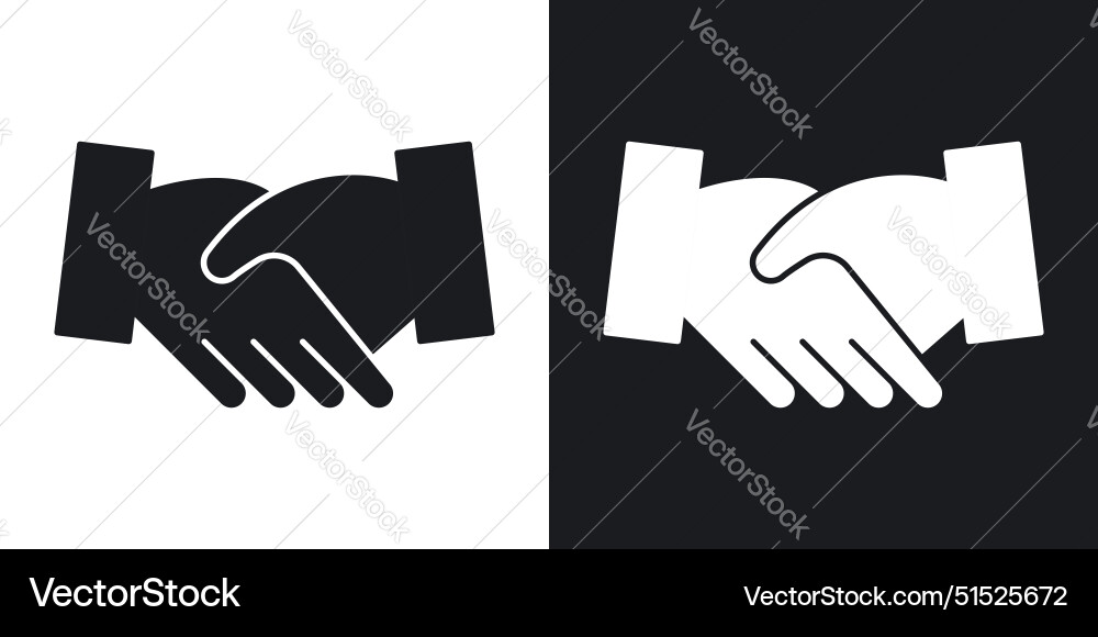 Handshake icon Royalty Free Vector Image - VectorStock