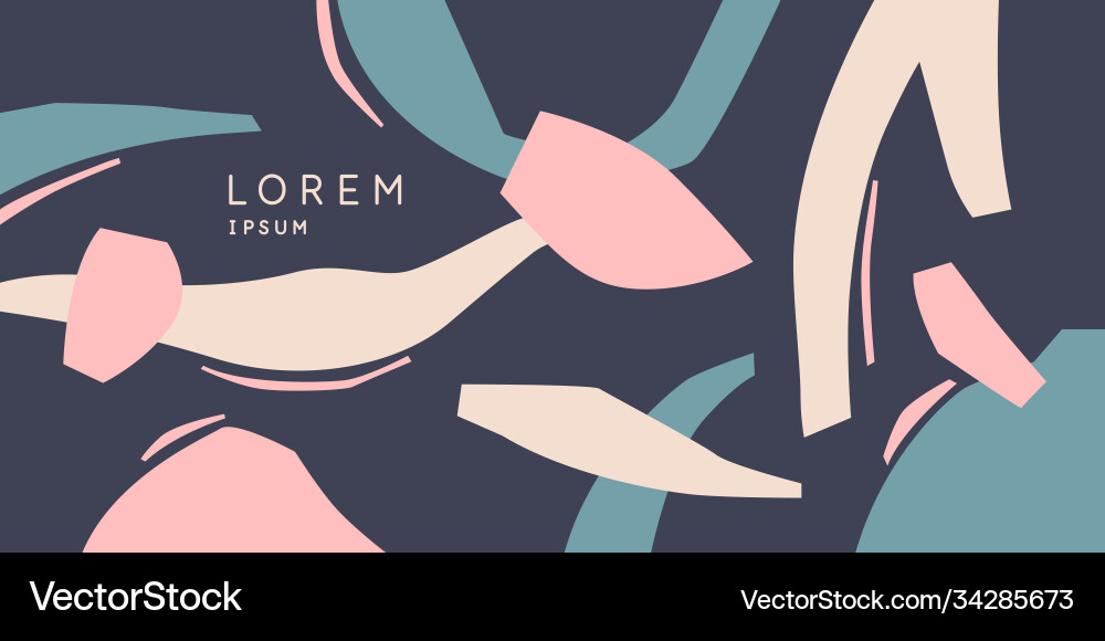 A composition with abstract elements in popular A composition with abstract elements in popular vector image