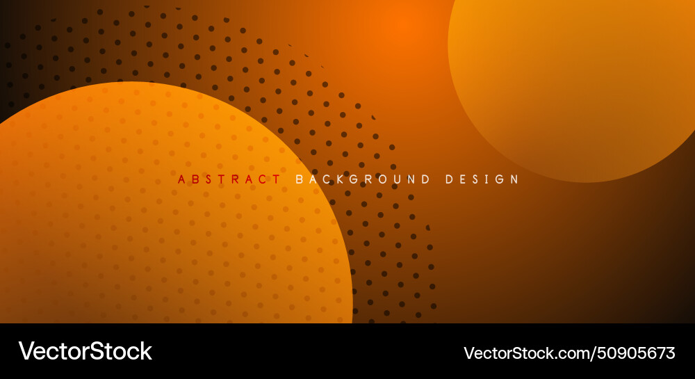 Abstract Tech Circles Background vector image