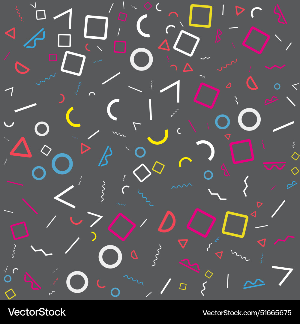 Minimal geometric background dynamic shapes Vector Image