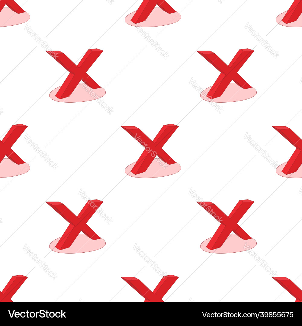 No check mark pattern seamless No check mark pattern seamless vector image