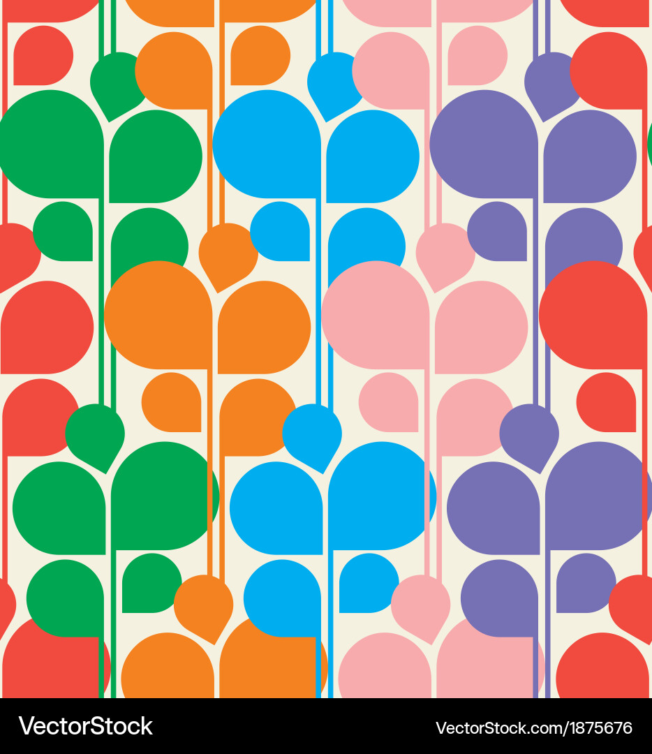 Abstract seamless pattern vector image