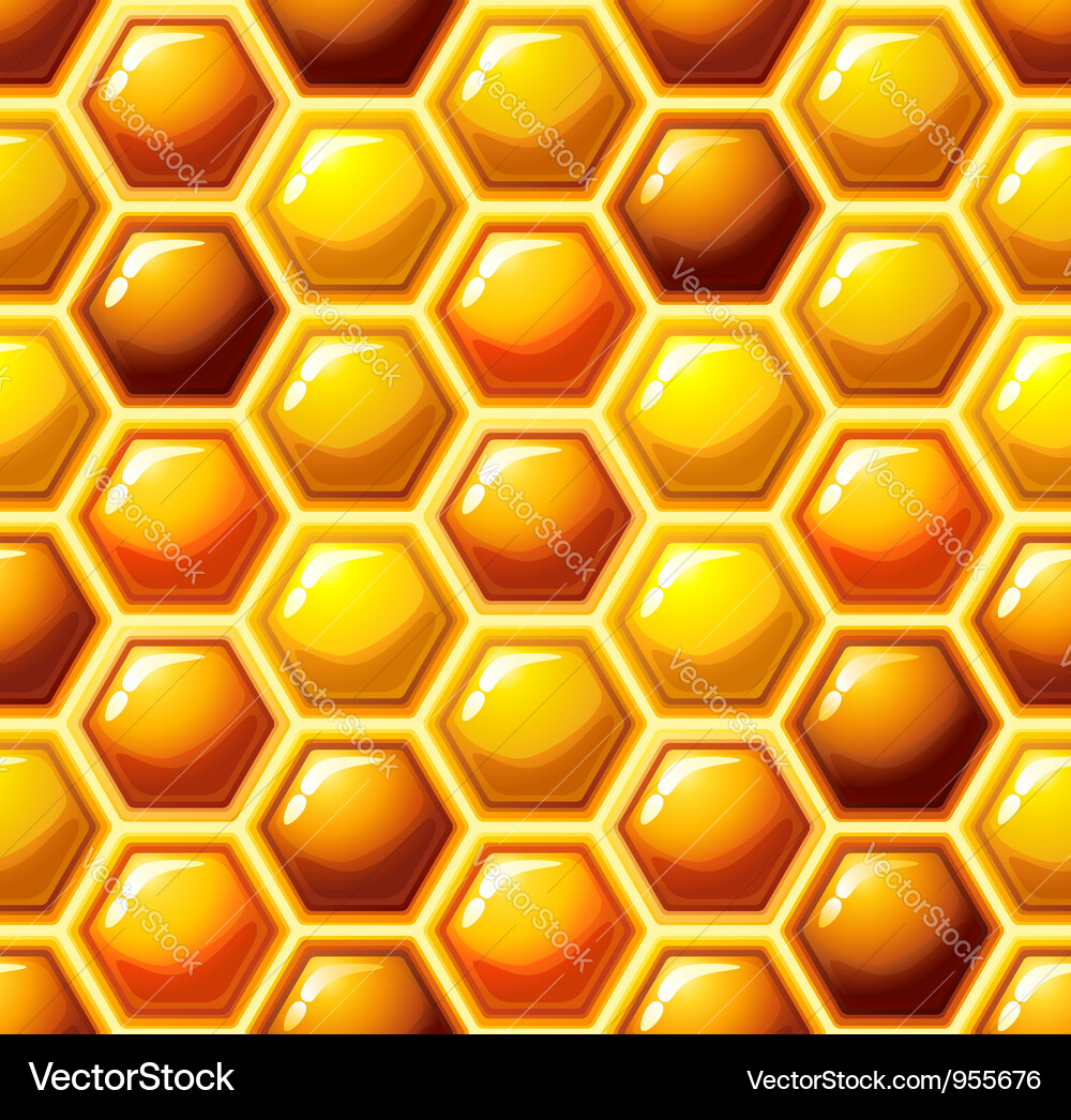 Honeycomb Pattern Vector Image
