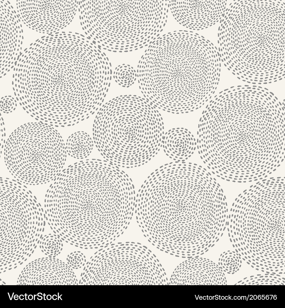 Seamless circle background pattern Vector Image