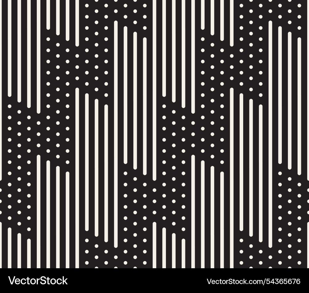 Seamless pattern repeating geometric elements Vector Image