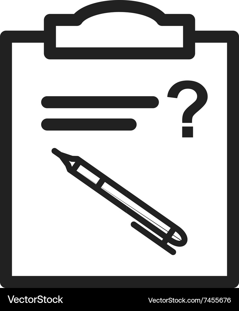 Solving question Vector Image