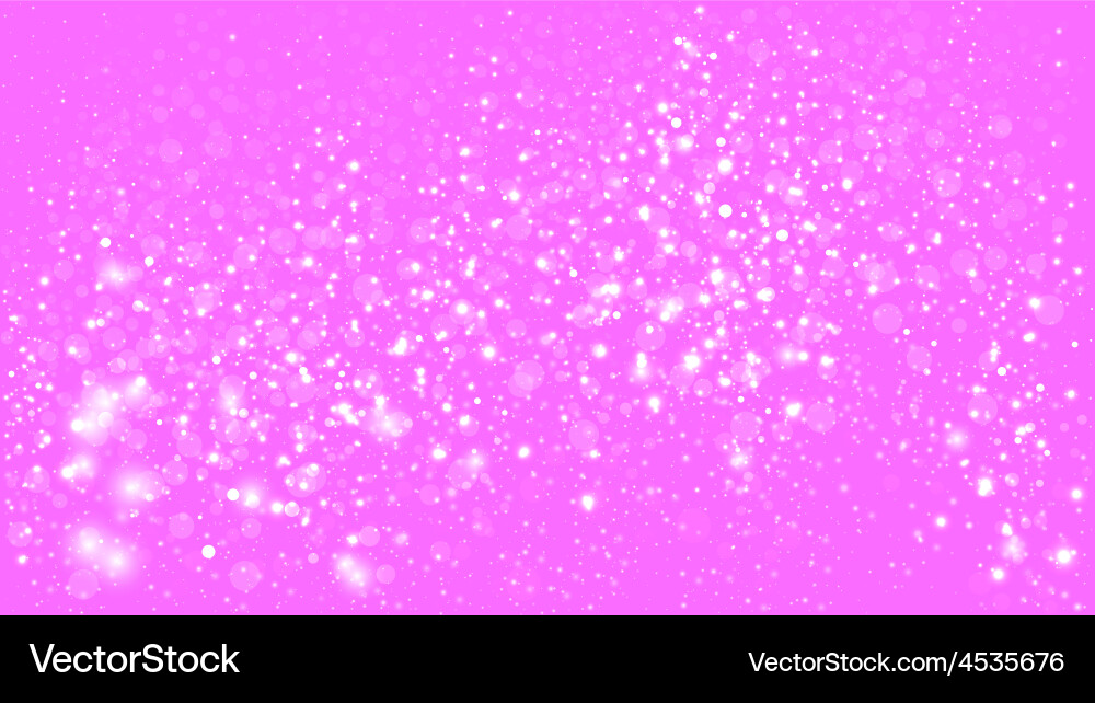 Sparkling Bokeh Glow Vector Image