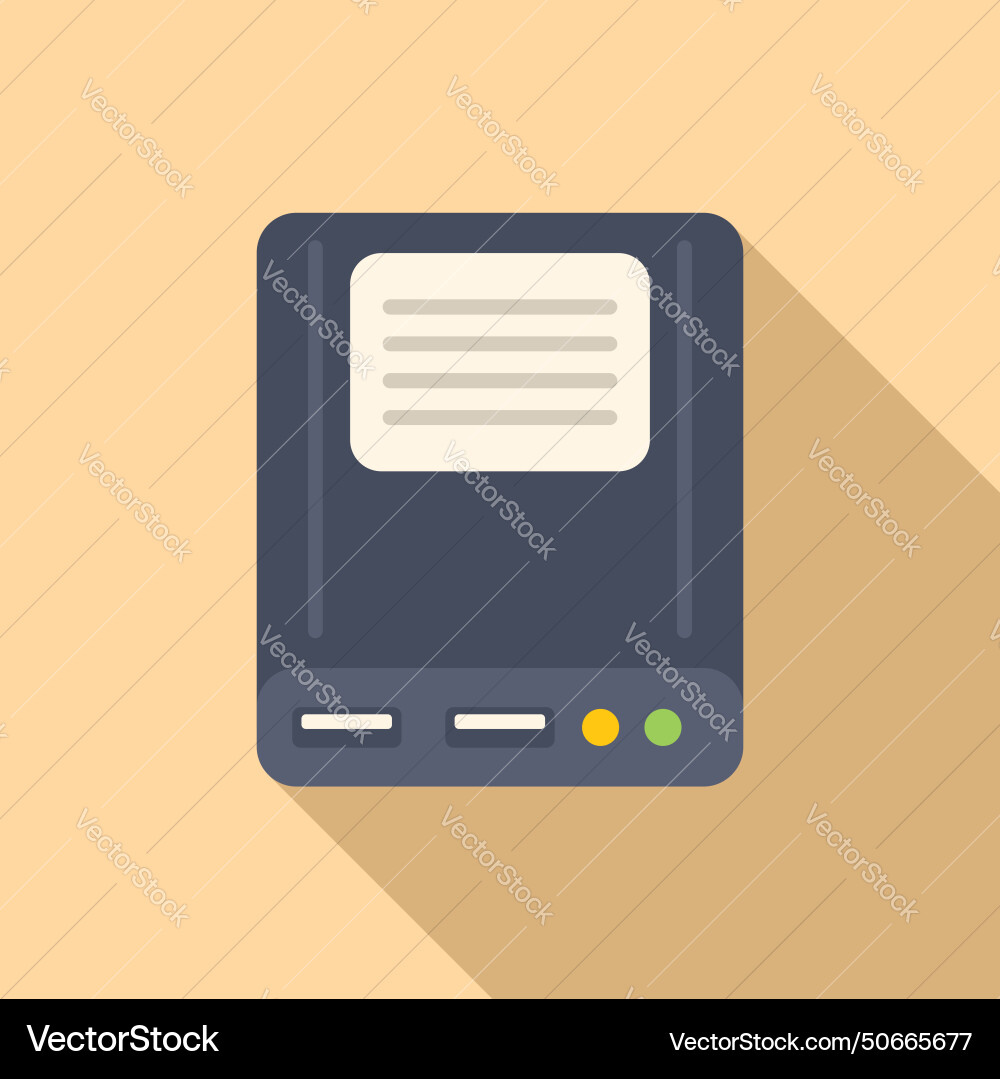 Data memory board icon flat storage solid Data memory board icon flat storage solid Vector Image