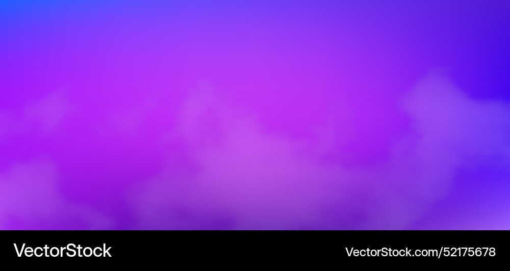 Modern colorful gradient background with clouds Modern colorful gradient background with clouds vector image