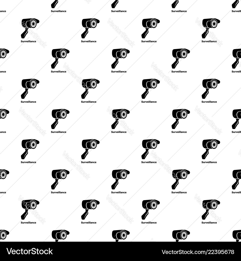 Surveillance pattern seamless Surveillance pattern seamless vector image