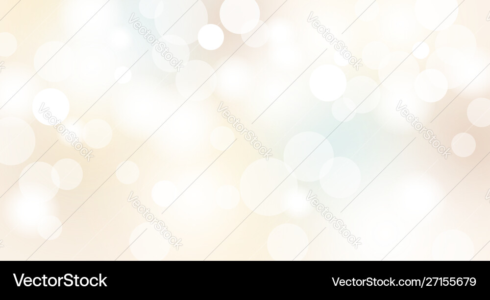 Bokeh Lights Abstract Background Vector Image