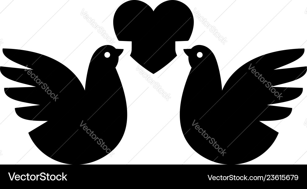 Love icon or valentines day sign designed Love icon or valentines day sign designed vector image