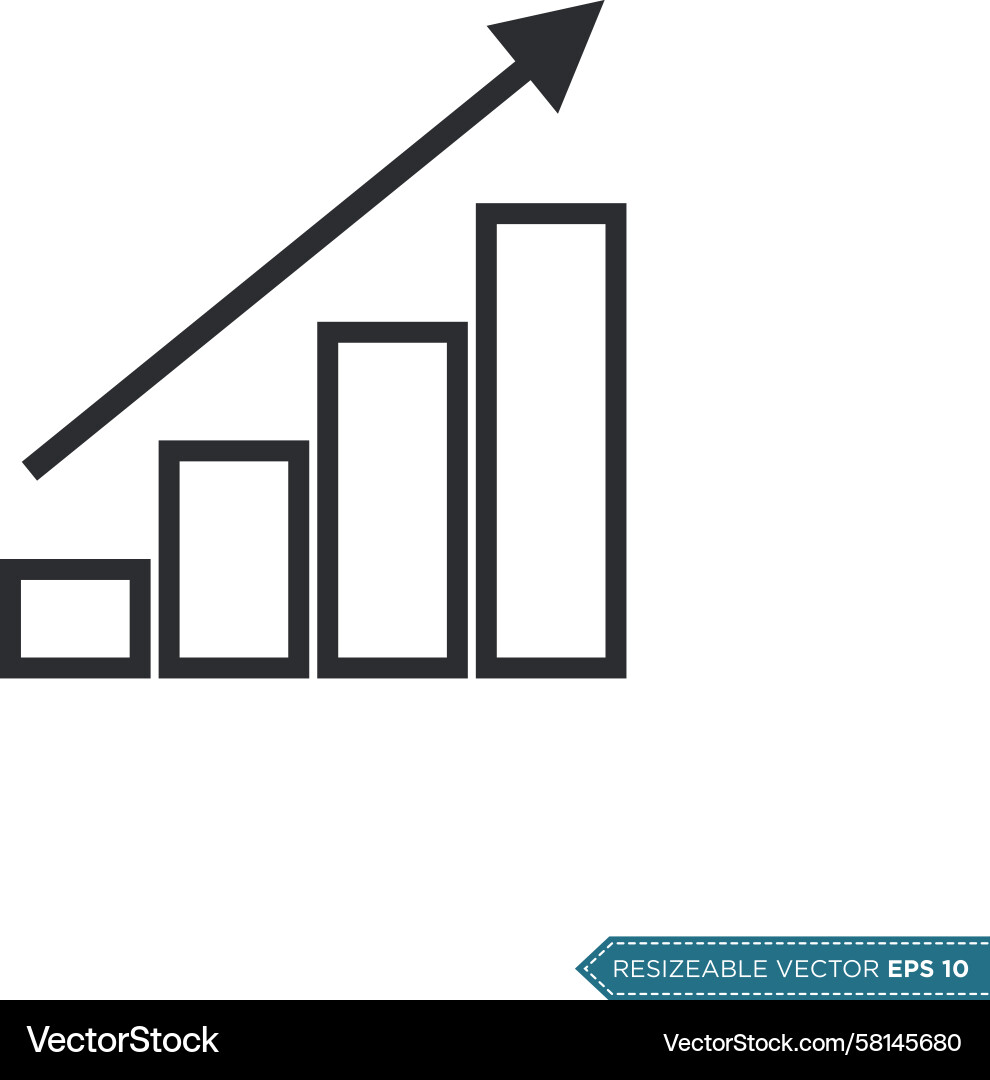 Chart and Graph Icon Set Vector Image