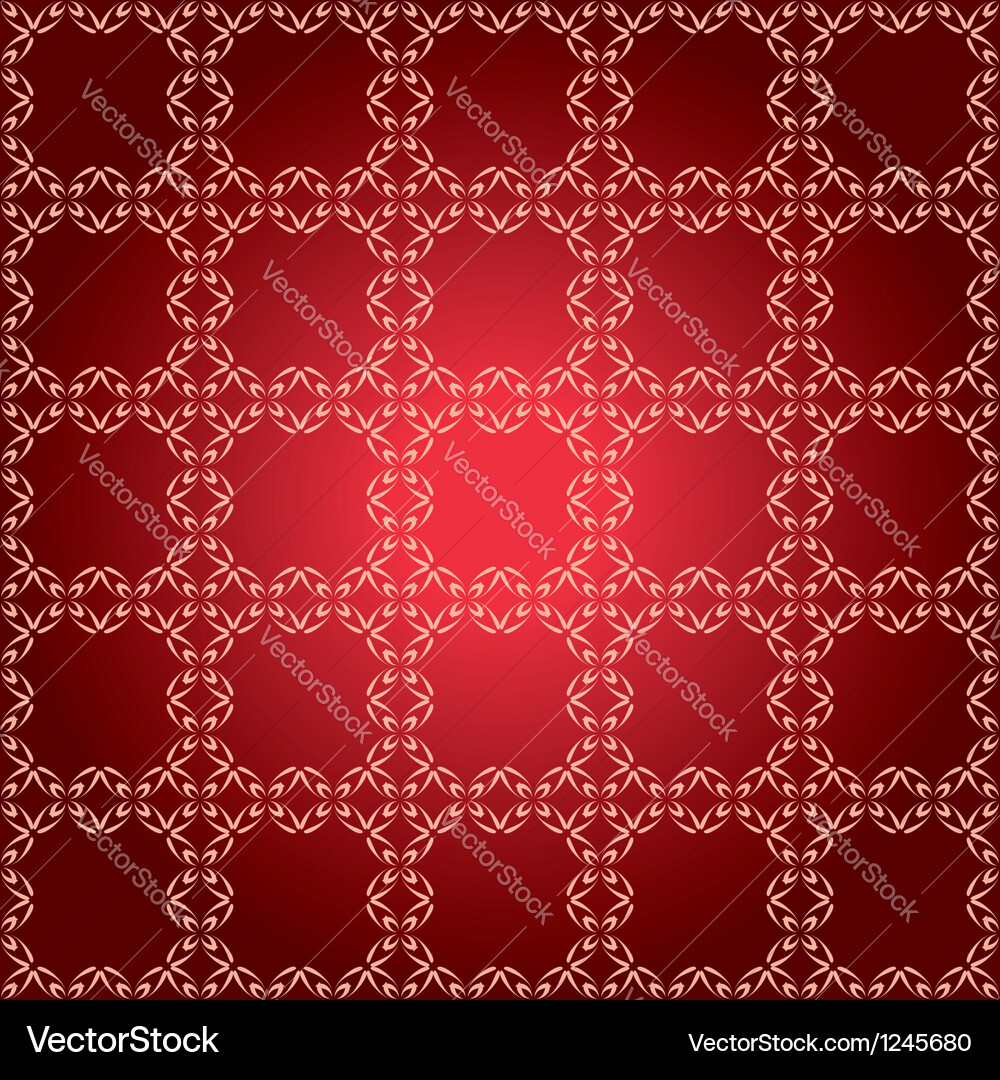 Red pattern with squares Vector Image