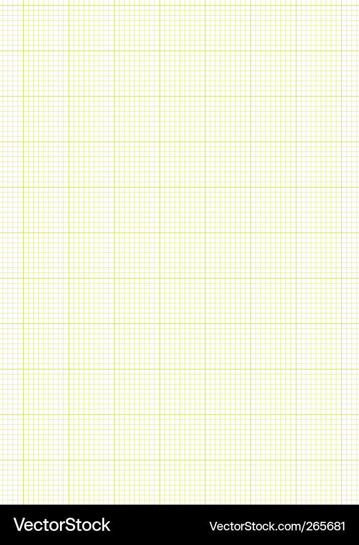 A4 Graph Paper Sheet Vector Image