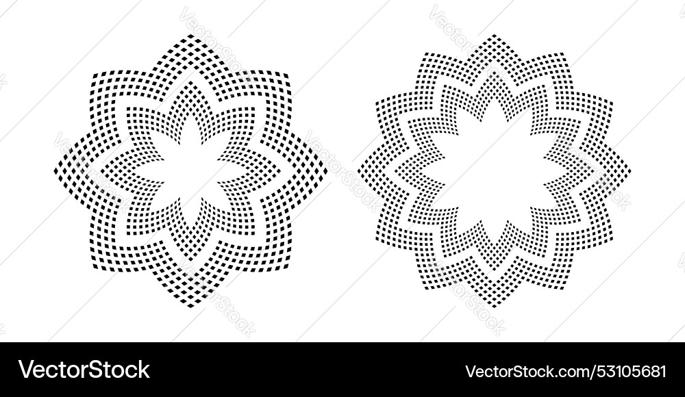 Dots patterns Dots patterns vector image