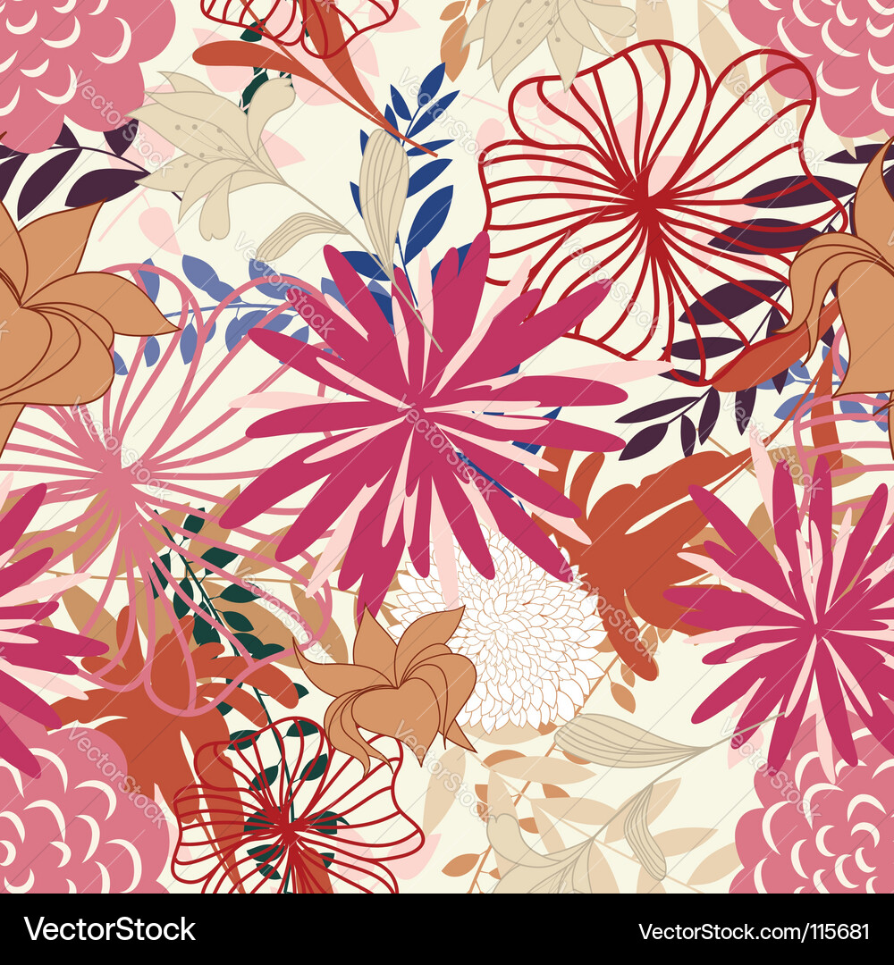 Floral background Vector Image