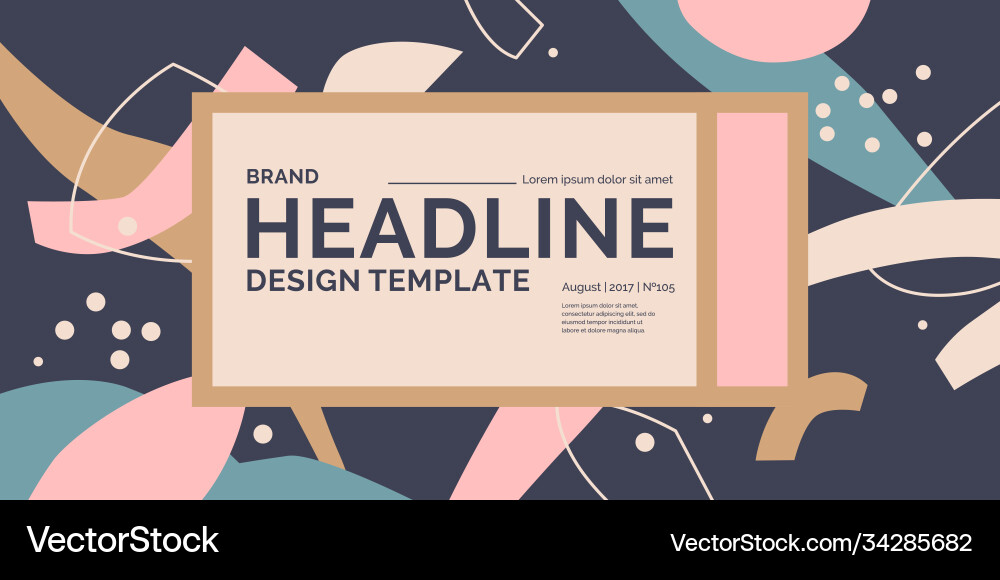 A composition with abstract elements in popular A composition with abstract elements in popular vector image