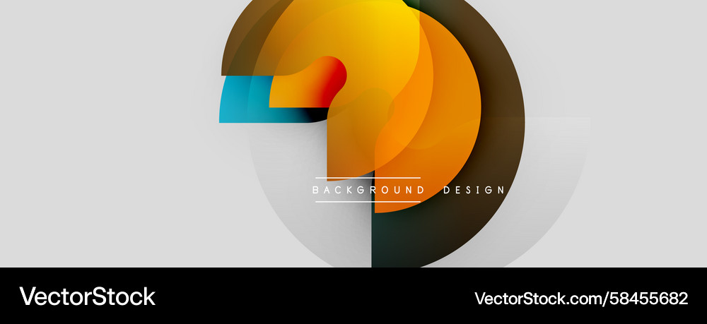Abstract dynamic composition circular shapes Abstract dynamic composition circular shapes Vector Image