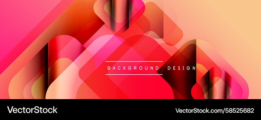 Abstract fluid shapes overlap creating vibrant Abstract fluid shapes overlap creating vibrant Vector Image