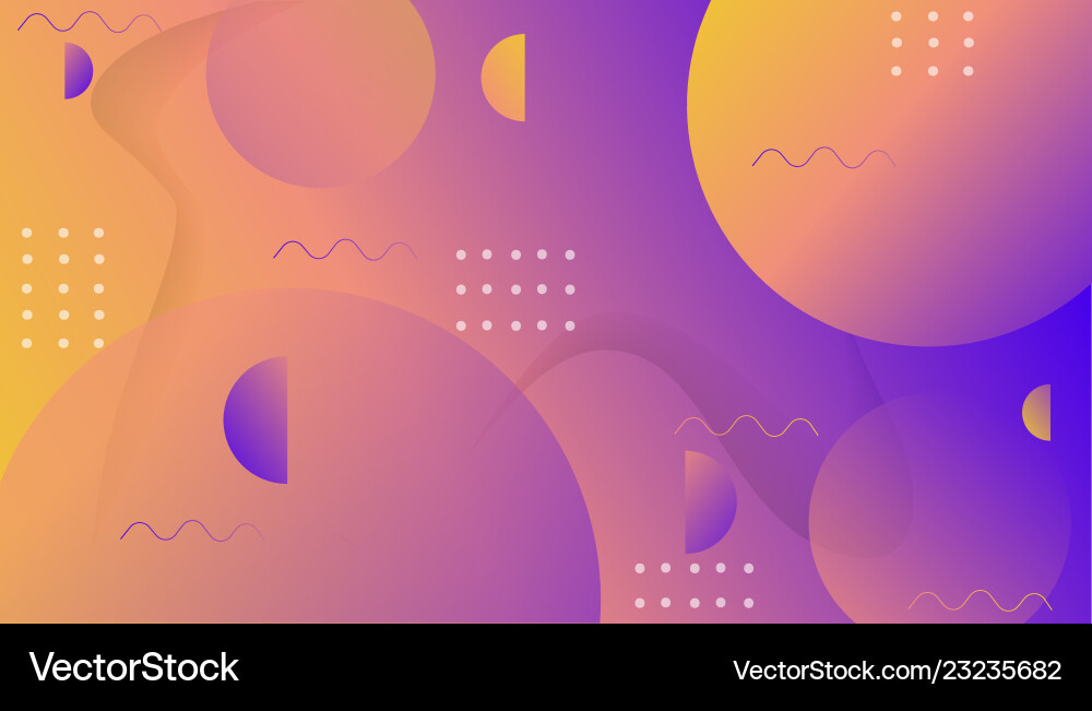 Colorful dynamic shapes composition on gradient Colorful dynamic shapes composition on gradient vector image